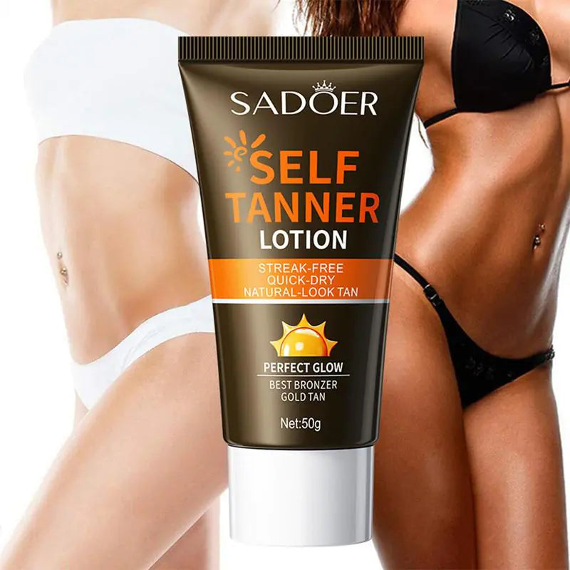 SADOER Moisturizing Self-Tanning Cream and Body Milk