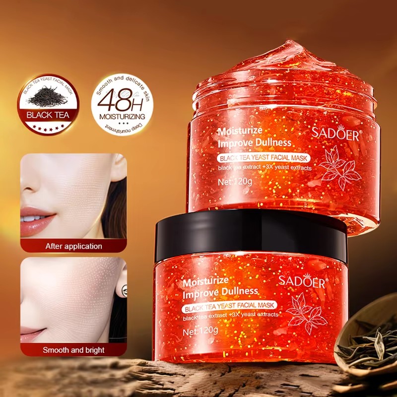 Black Tea Yeast Facial Mask