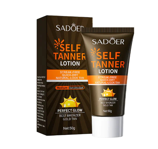 SADOER Moisturizing Self-Tanning Cream and Body Milk