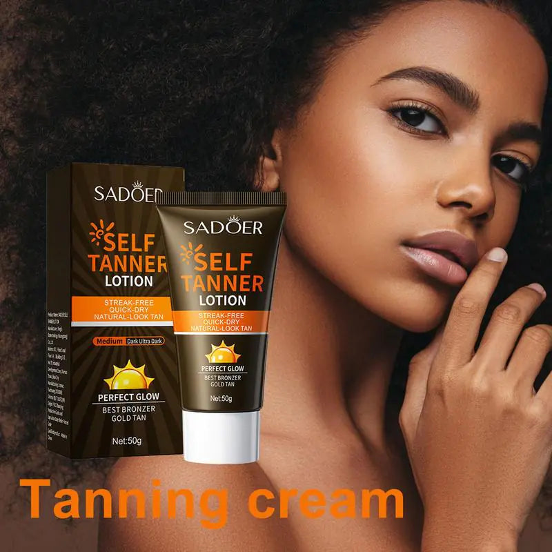 SADOER Moisturizing Self-Tanning Cream and Body Milk